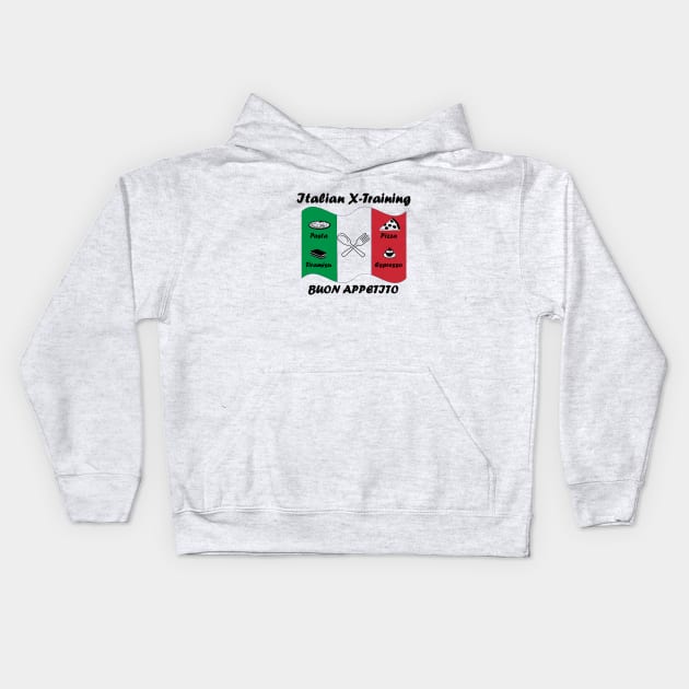 Italian X-training Kids Hoodie by juliascornershop